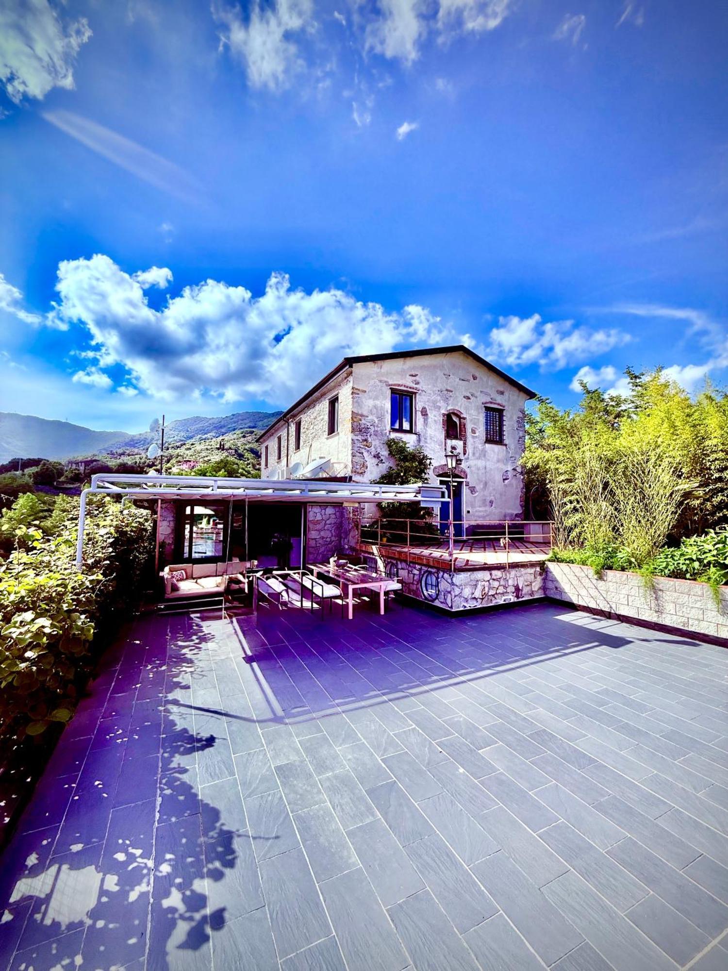 La Villetta - Cozy House With Parking, Wifi, Wall Box And Air Conditioning Rapallo Buitenkant foto